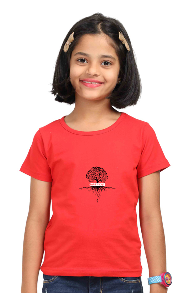 Girls "Rooted in Christ" Christian Tees