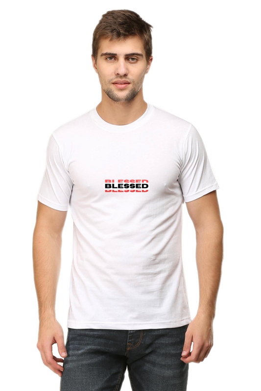 Male "Blessed" Christian Tees/Light Shades