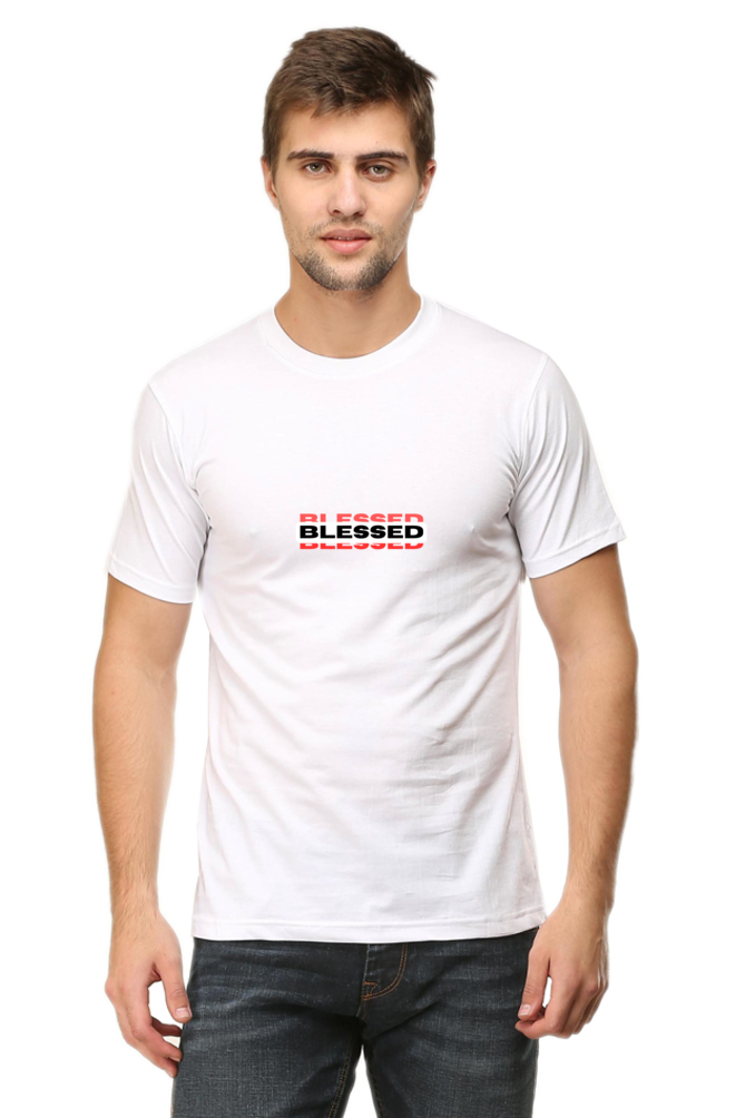 Male "Blessed" Christian Tees/Light Shades