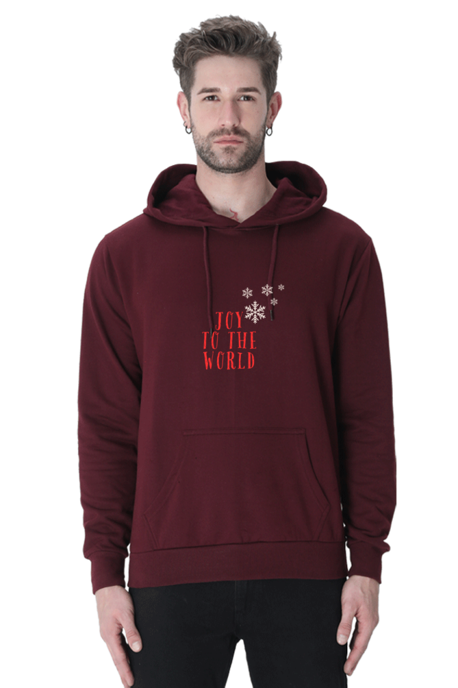 Male "Joy to the World" Hooded Sweatshirt