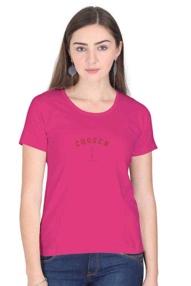 Female "Chosen" Christian Tees