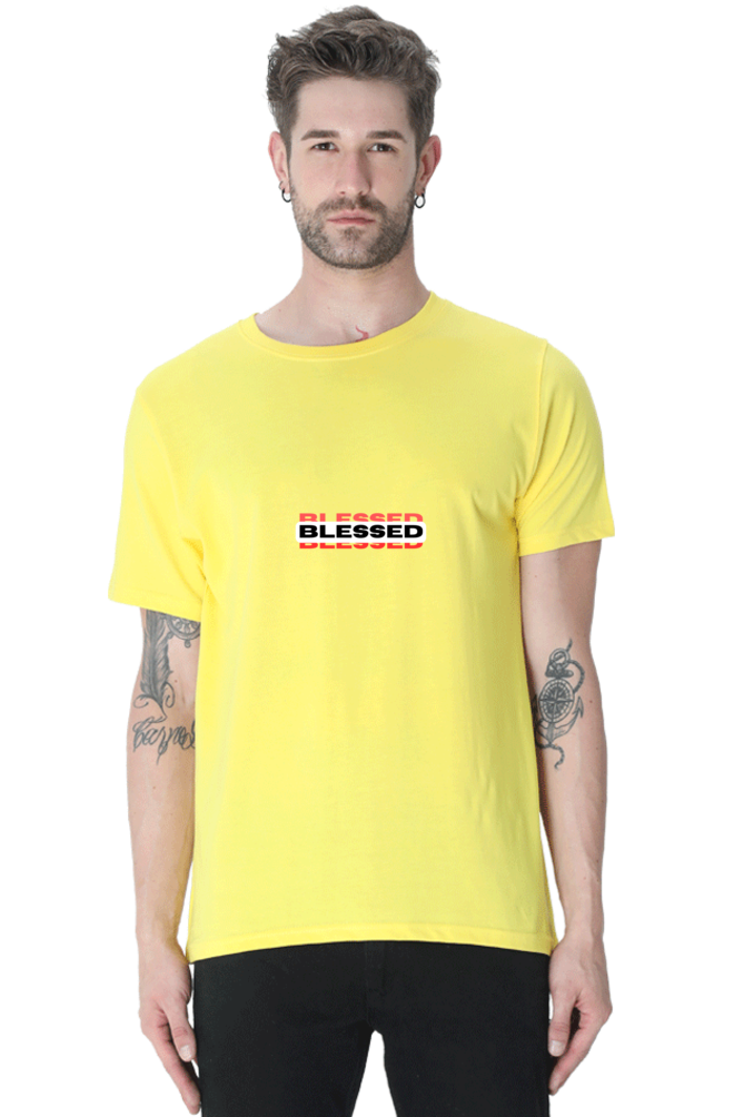 Male "Blessed" Christian Tees/Light Shades