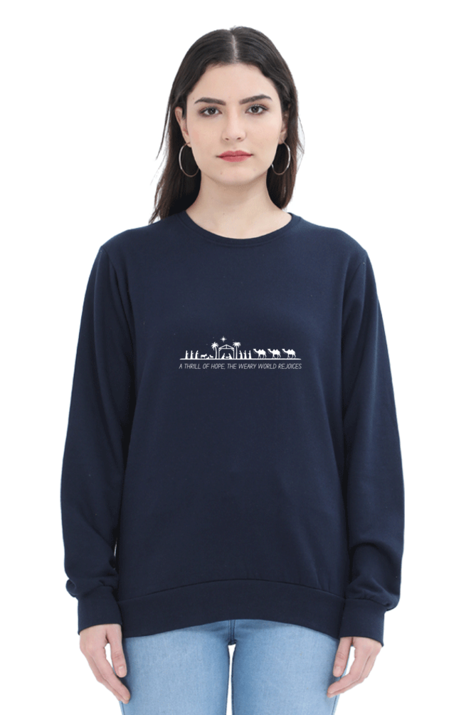 Female "A Thrill Of Hope" Sweatshirt