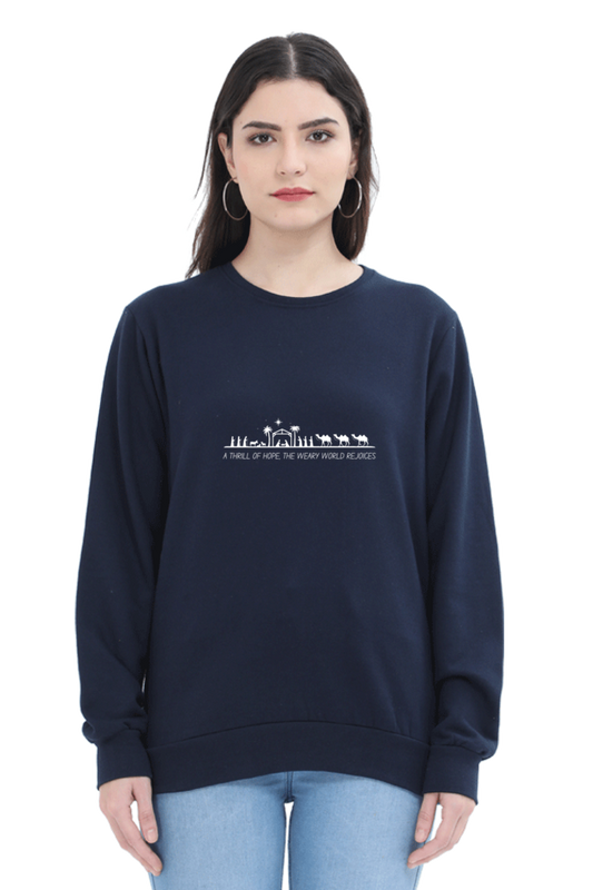 Female "A Thrill Of Hope" Sweatshirt