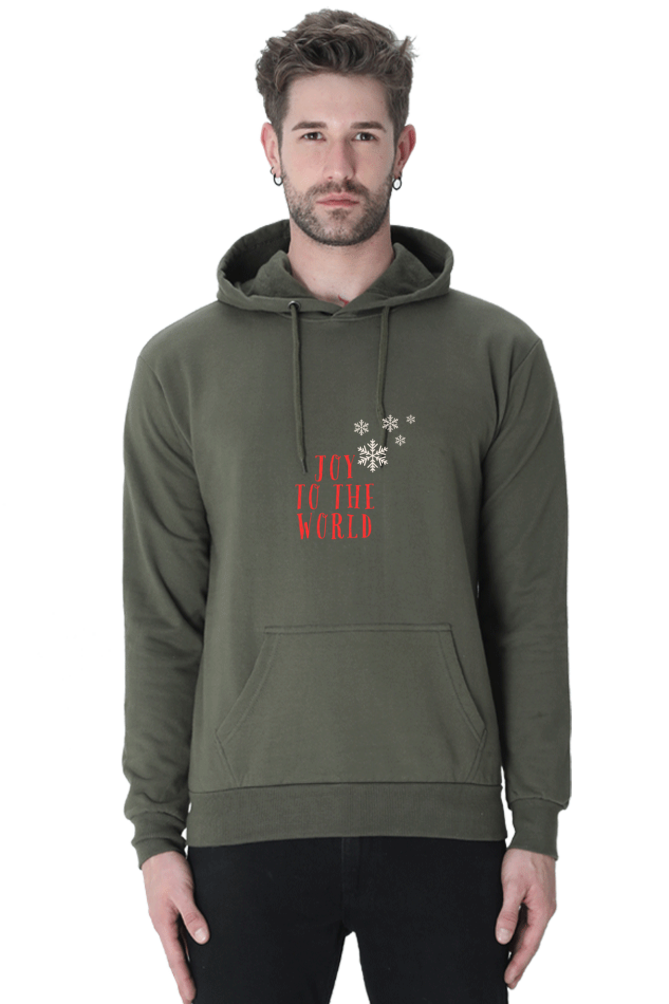 Male "Joy to the World" Hooded Sweatshirt