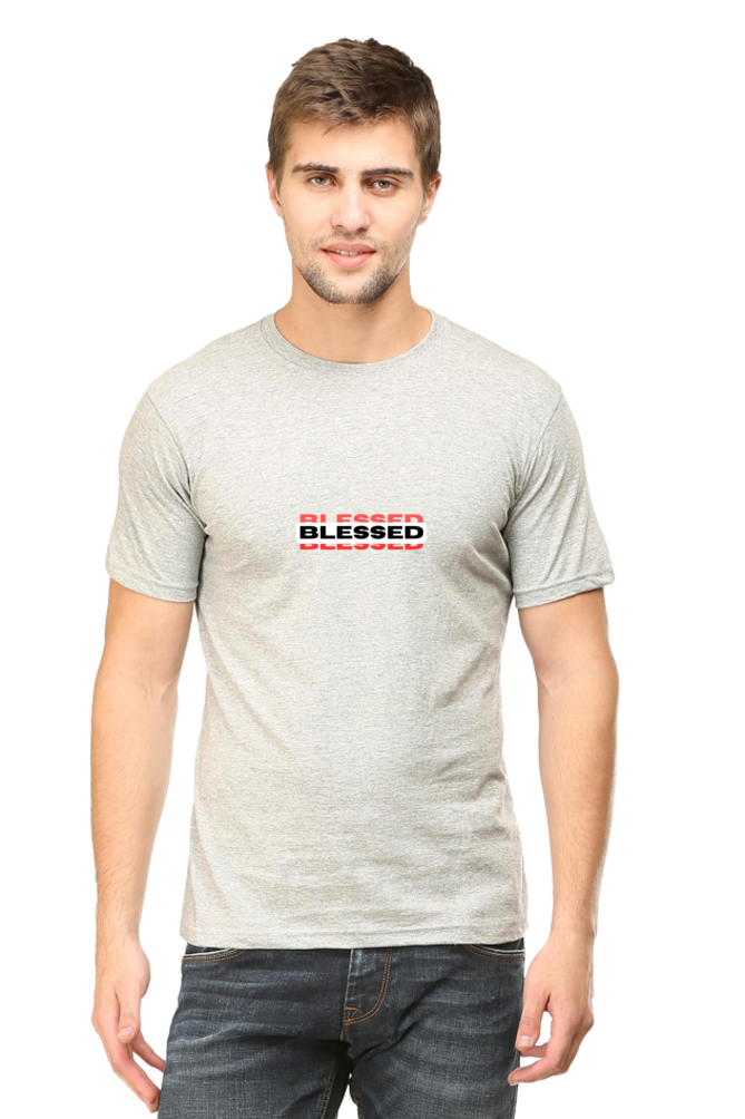 Male "Blessed" Christian Tees/Light Shades