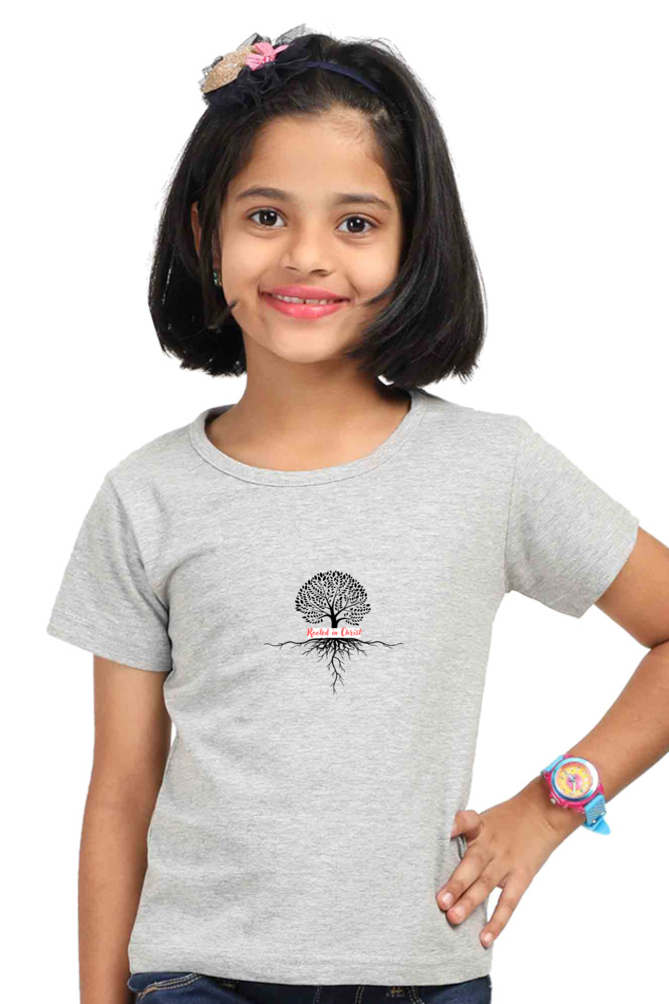 Girls "Rooted in Christ" Christian Tees